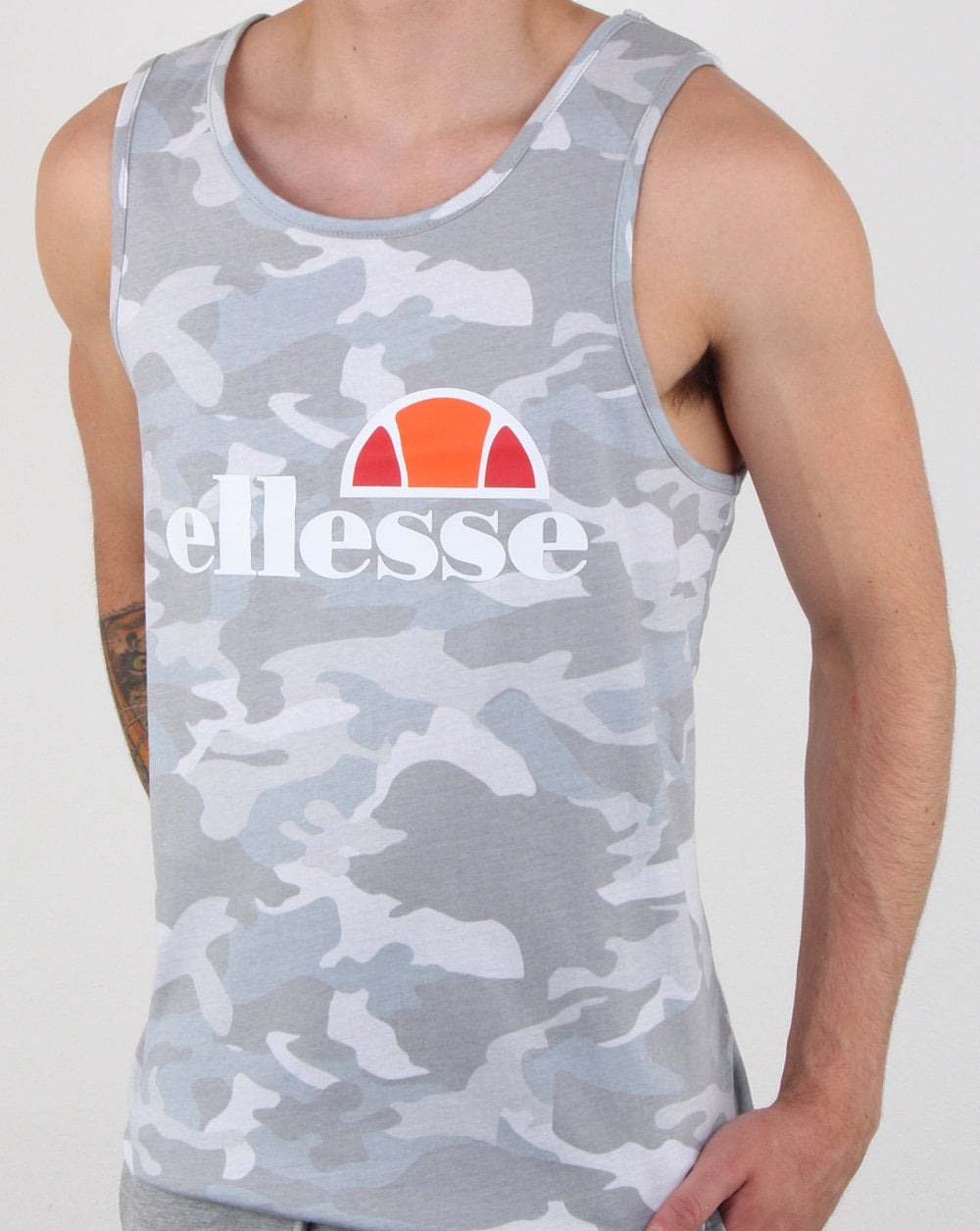 Ellesse Frattini Vest Grey Camo
