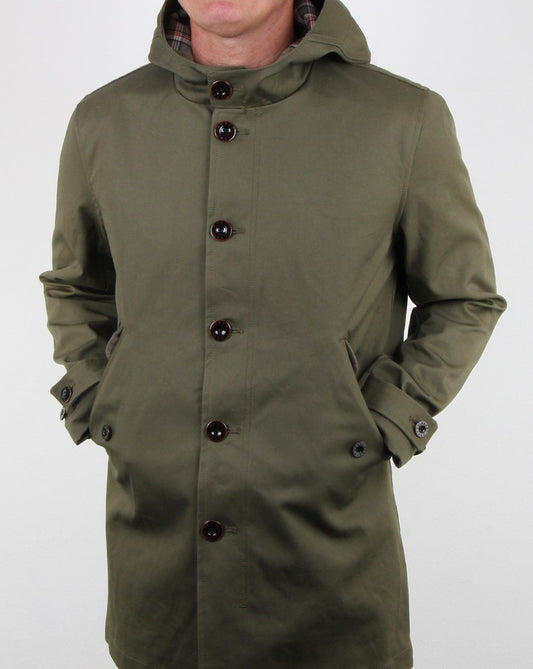 Pretty Green Pretty Green Millfield Jacke Khaki