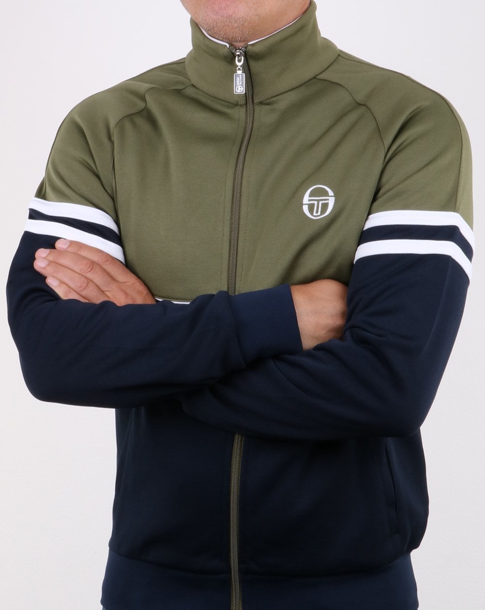 Sergio Tacchini Orion Track Top Navy/Olive