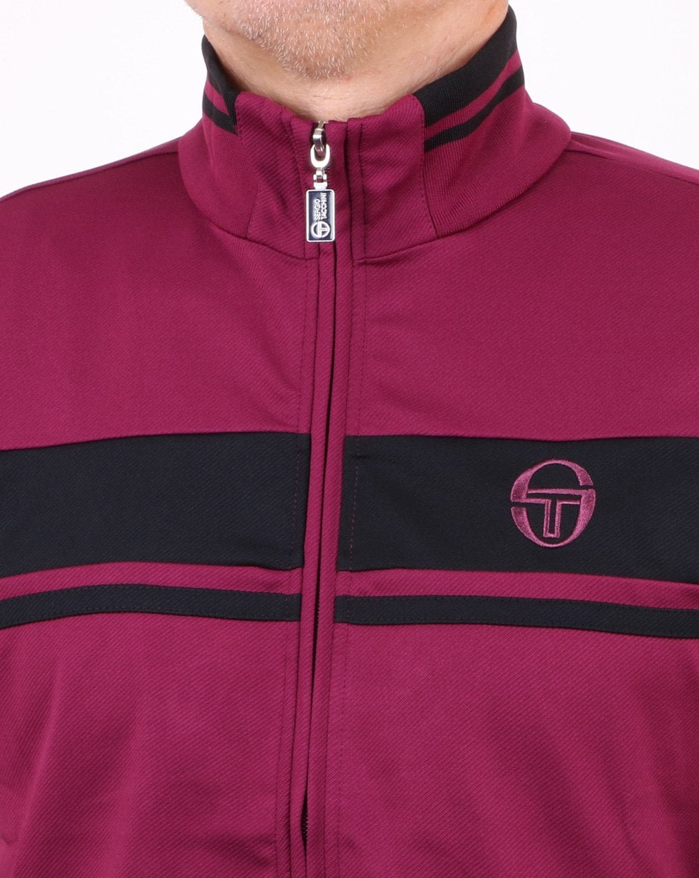 Sergio Tacchini Masters Track Top Dark Purple/Black