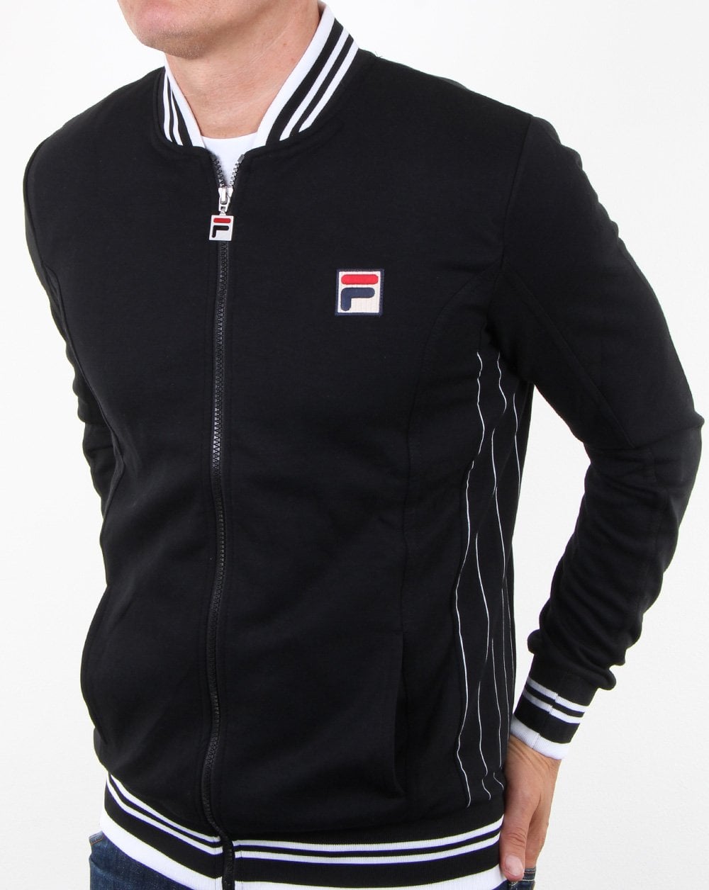 Fila Vintage Settanta Track Top Black/white