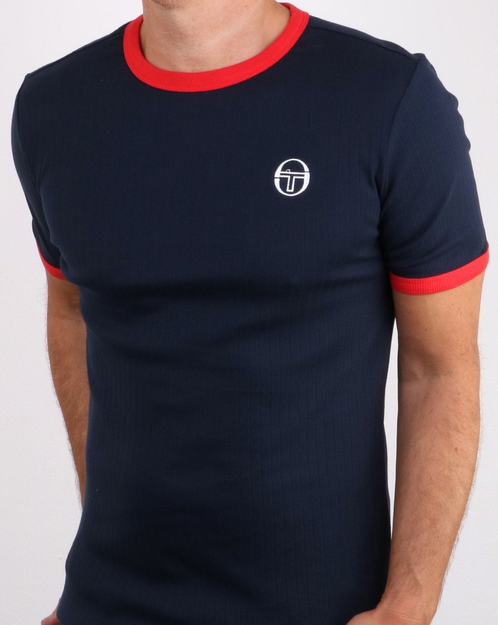 Sergio Tacchini Drop T-shirt Navy/red