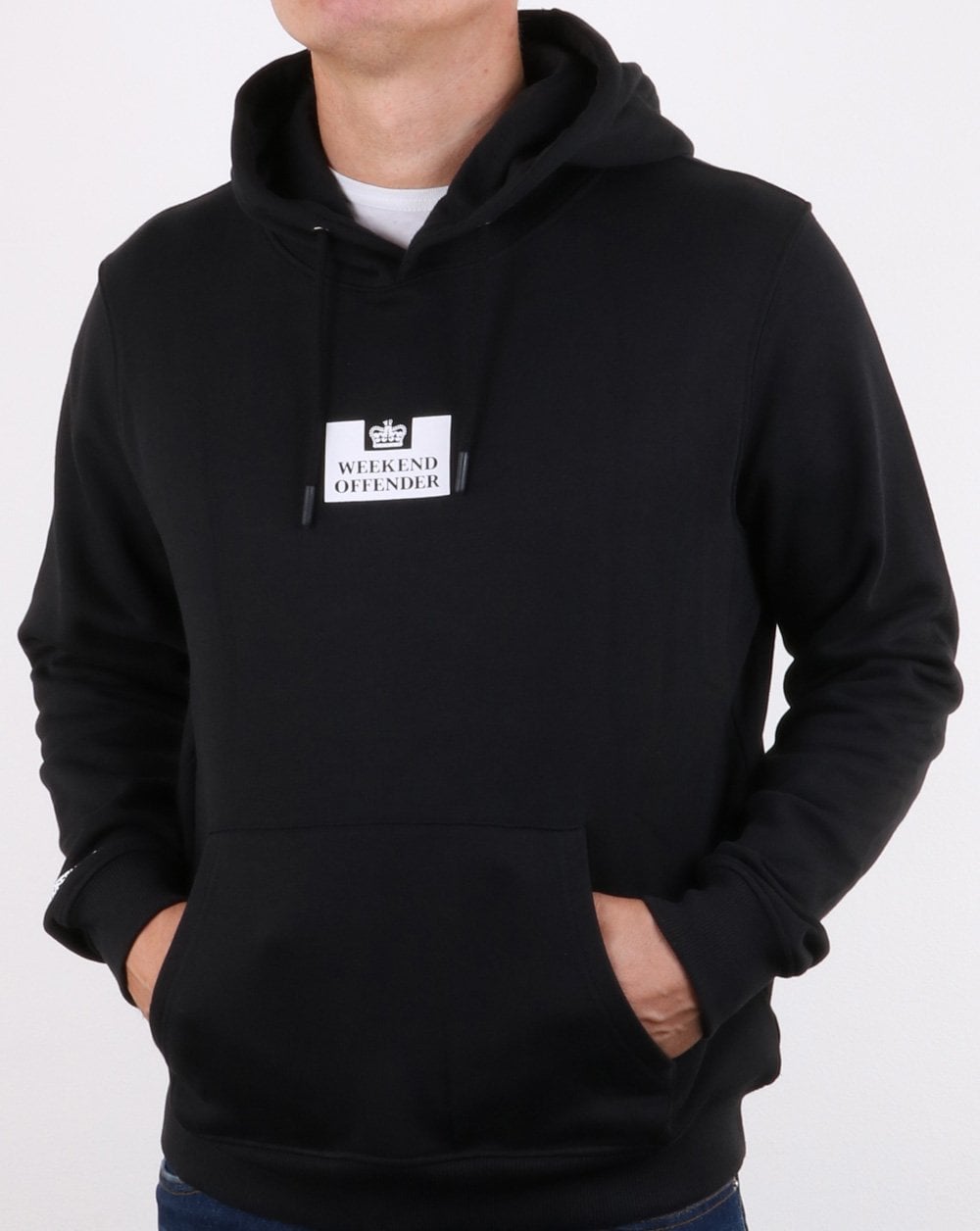 Weekend Offender Tunney Kapuzenpullover Schwarz