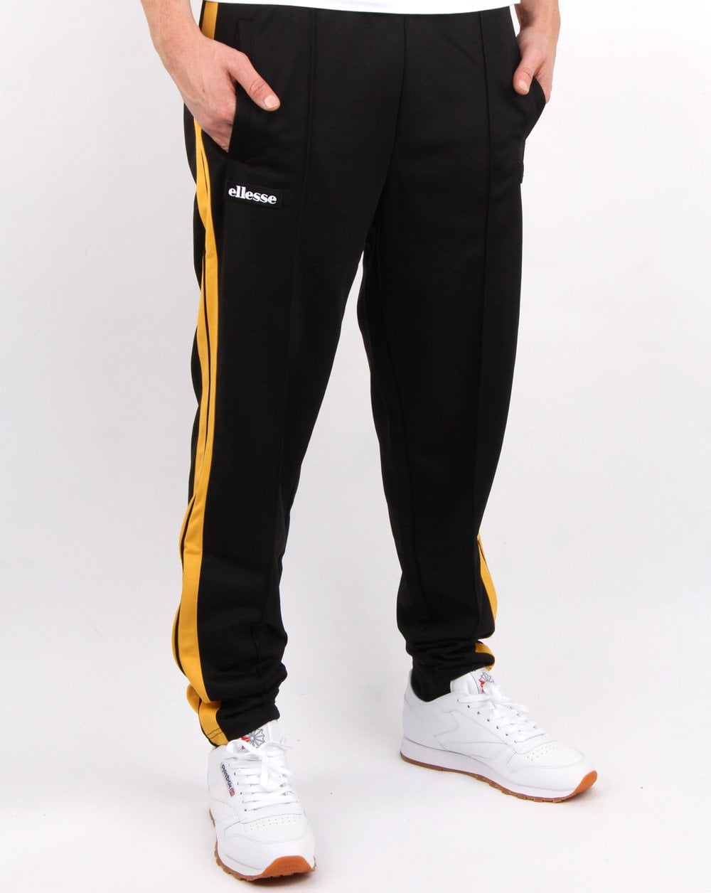 Ellesse Cassed Track Pant Black/yellow