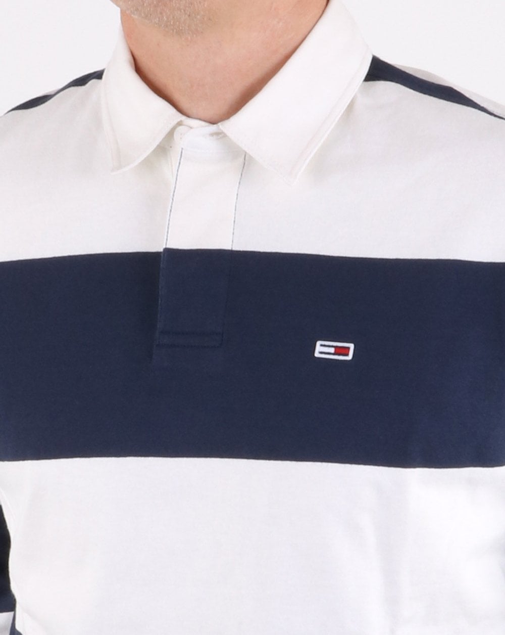 Tommy Hilfiger Classic Rugby Shirt Classic White/Navy