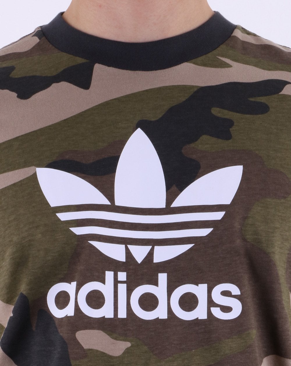 Adidas Originals Trefoil T Shirt Camo