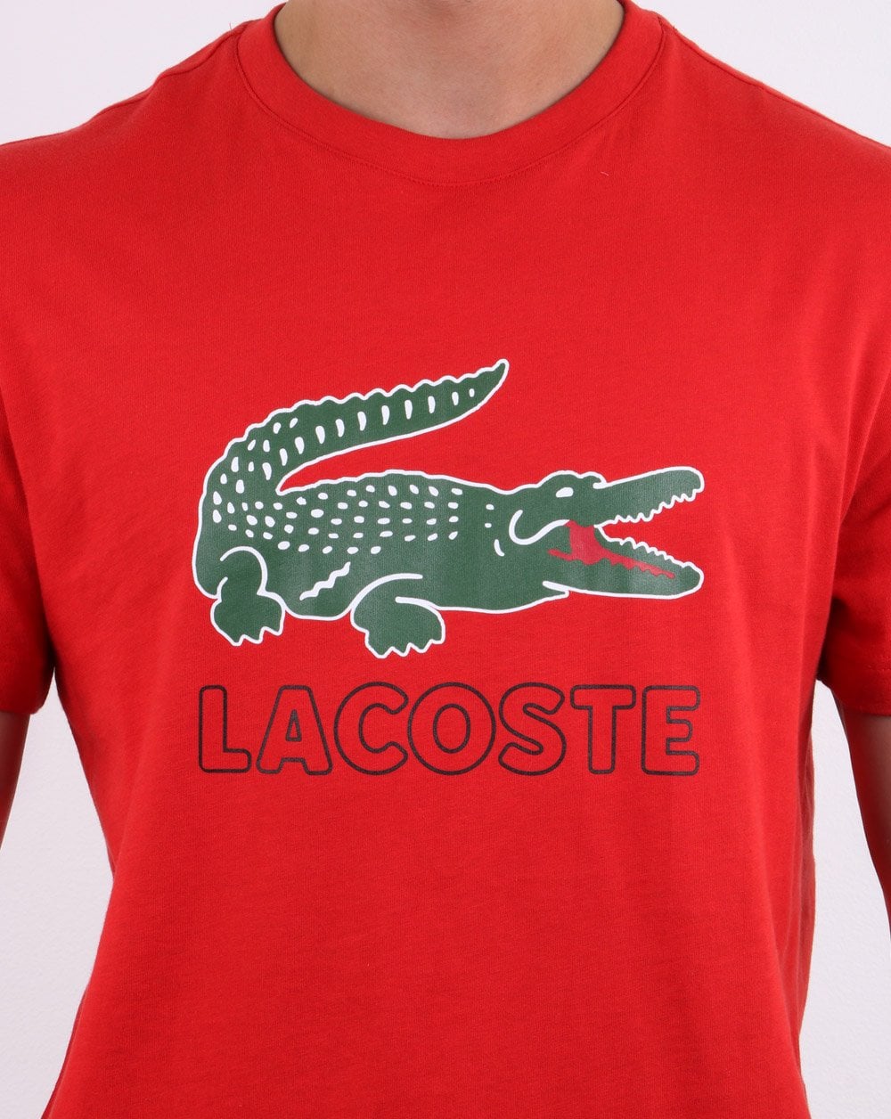 Lacoste Logo T-Shirt Rot