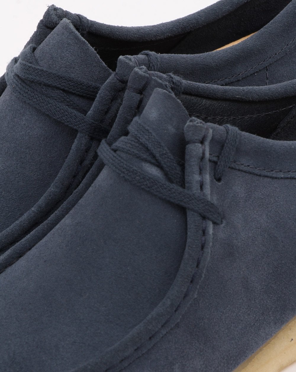 Clarks Originals Wallabee Shoes Deep Blue