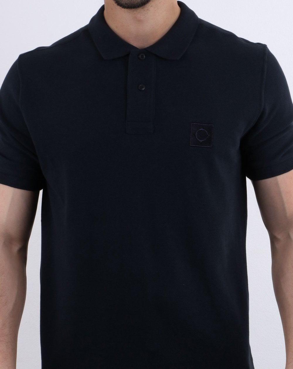 Ma.strum Pique Icon Polo Dark Navy