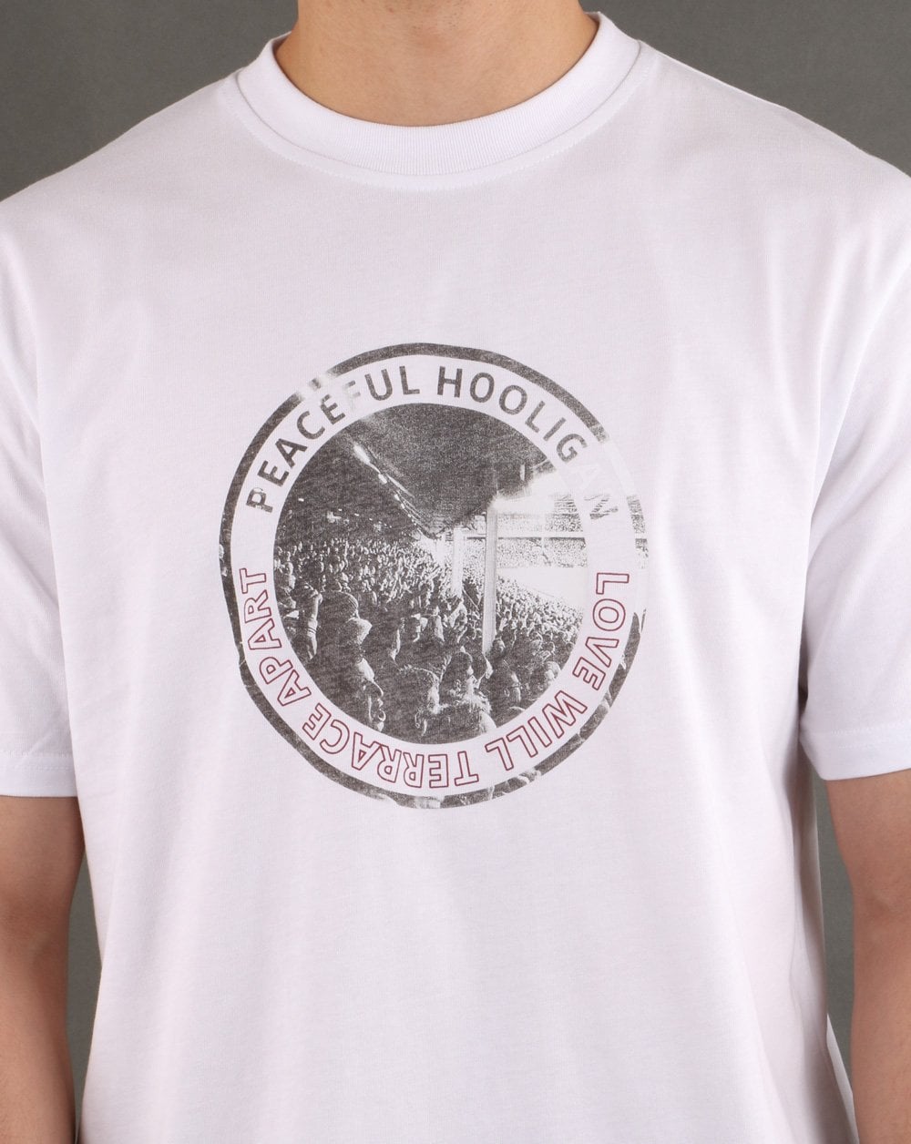 Peaceful Hooligan Love T-shirt White