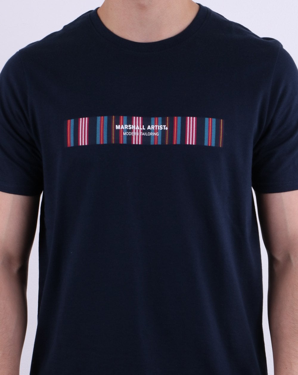 Marshall Artist Vert Fiore T-shirt Navy