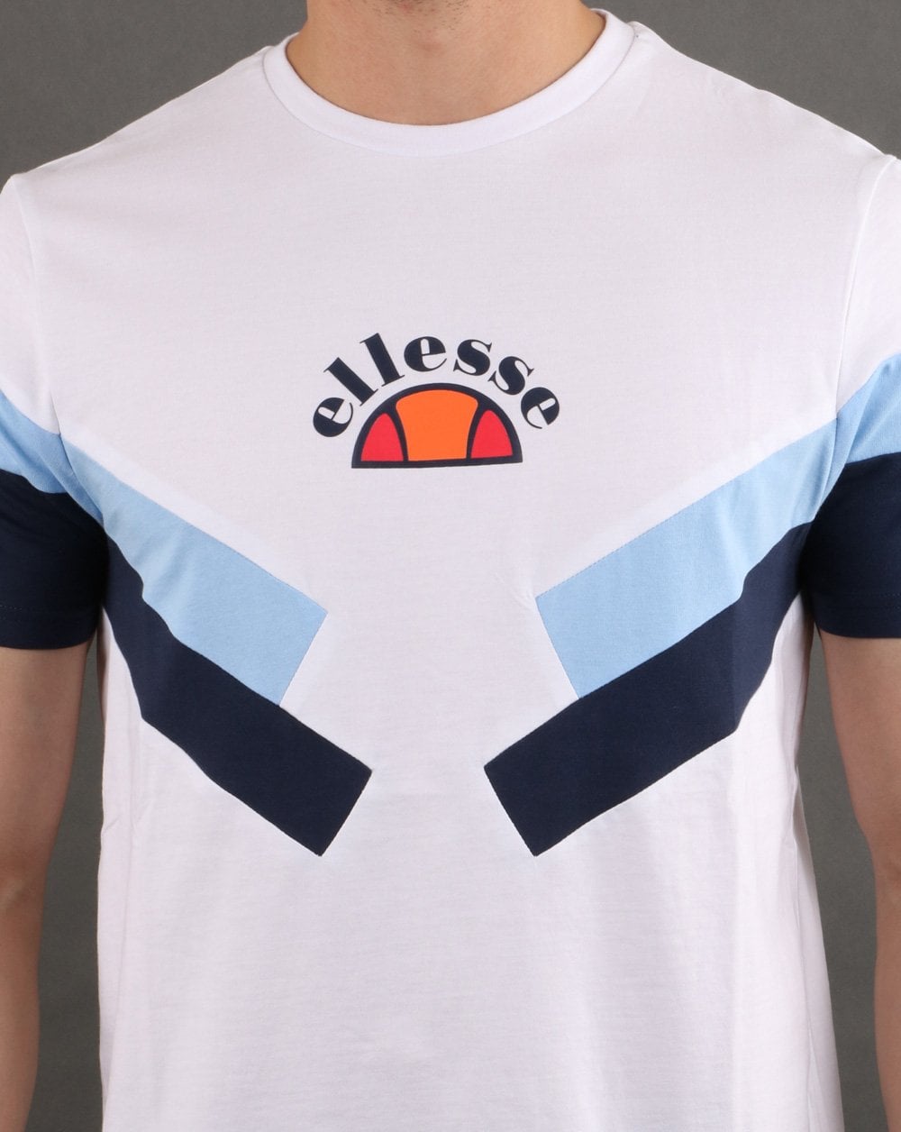 Ellesse Terria T Shirt White sky navy