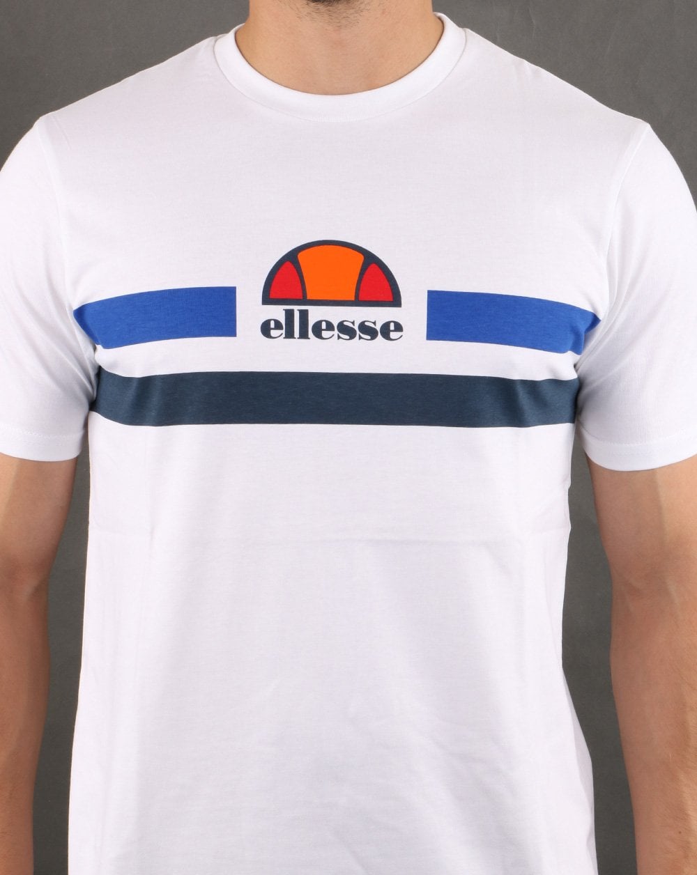 Ellesse Aprel T Shirt White/blue