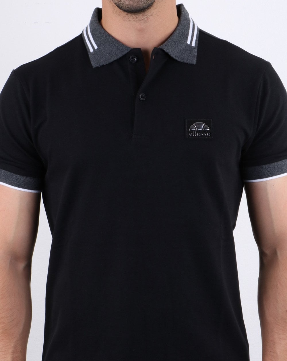Ellesse Italia Polo Shirt Black