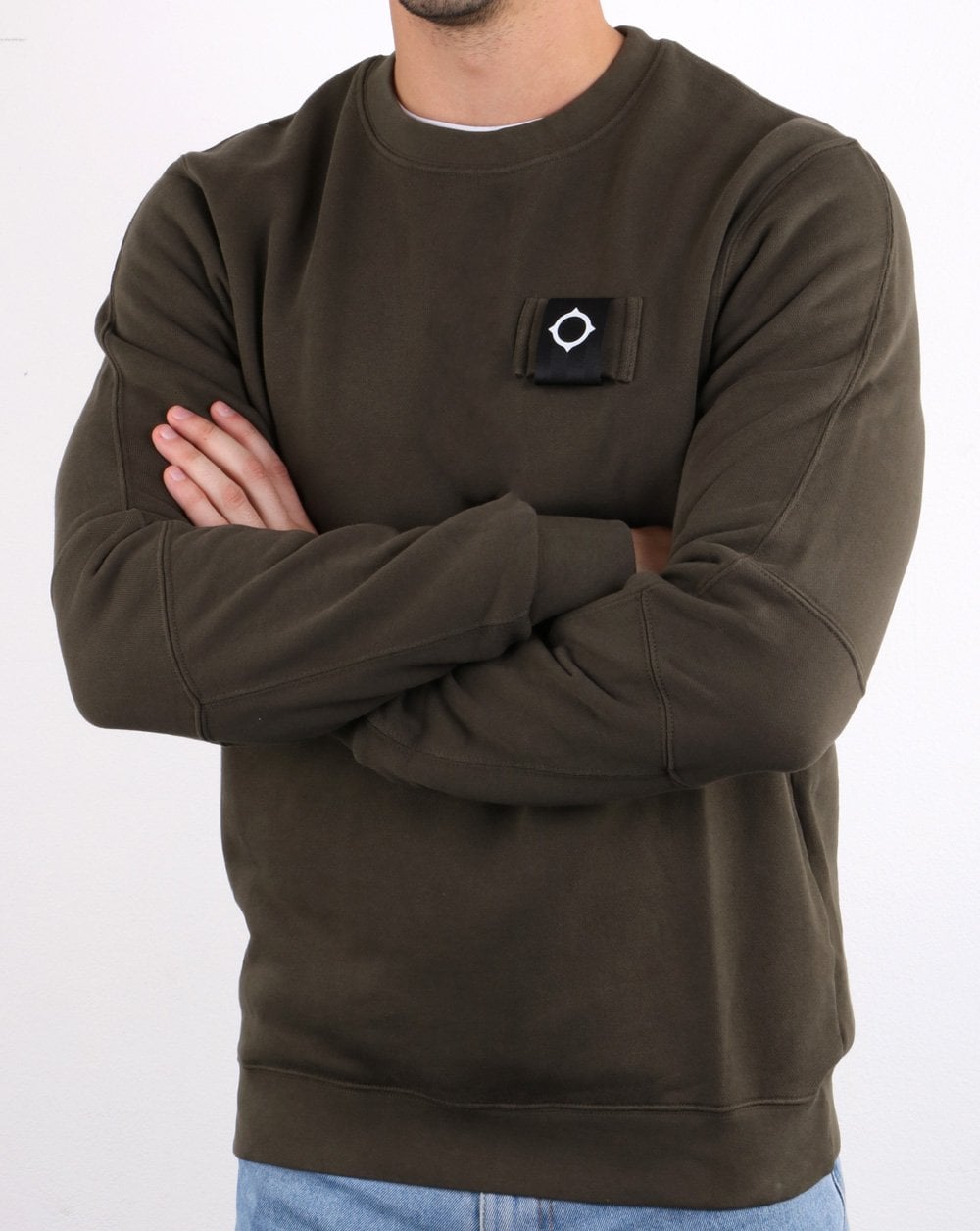 Ma.strum Training Crew Sweat Dark Khaki