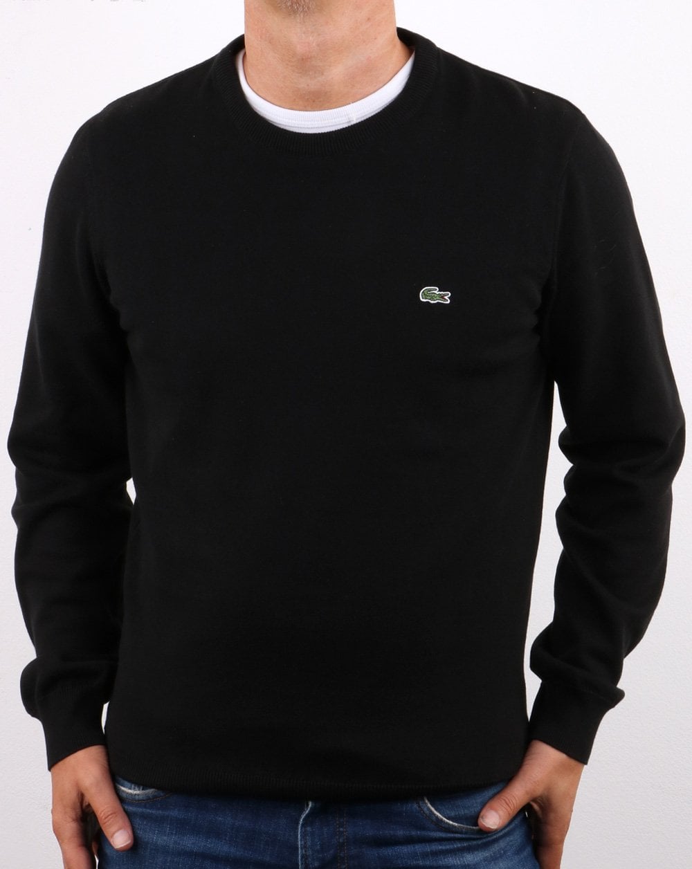 Lacoste Crew Neck Jumper Black