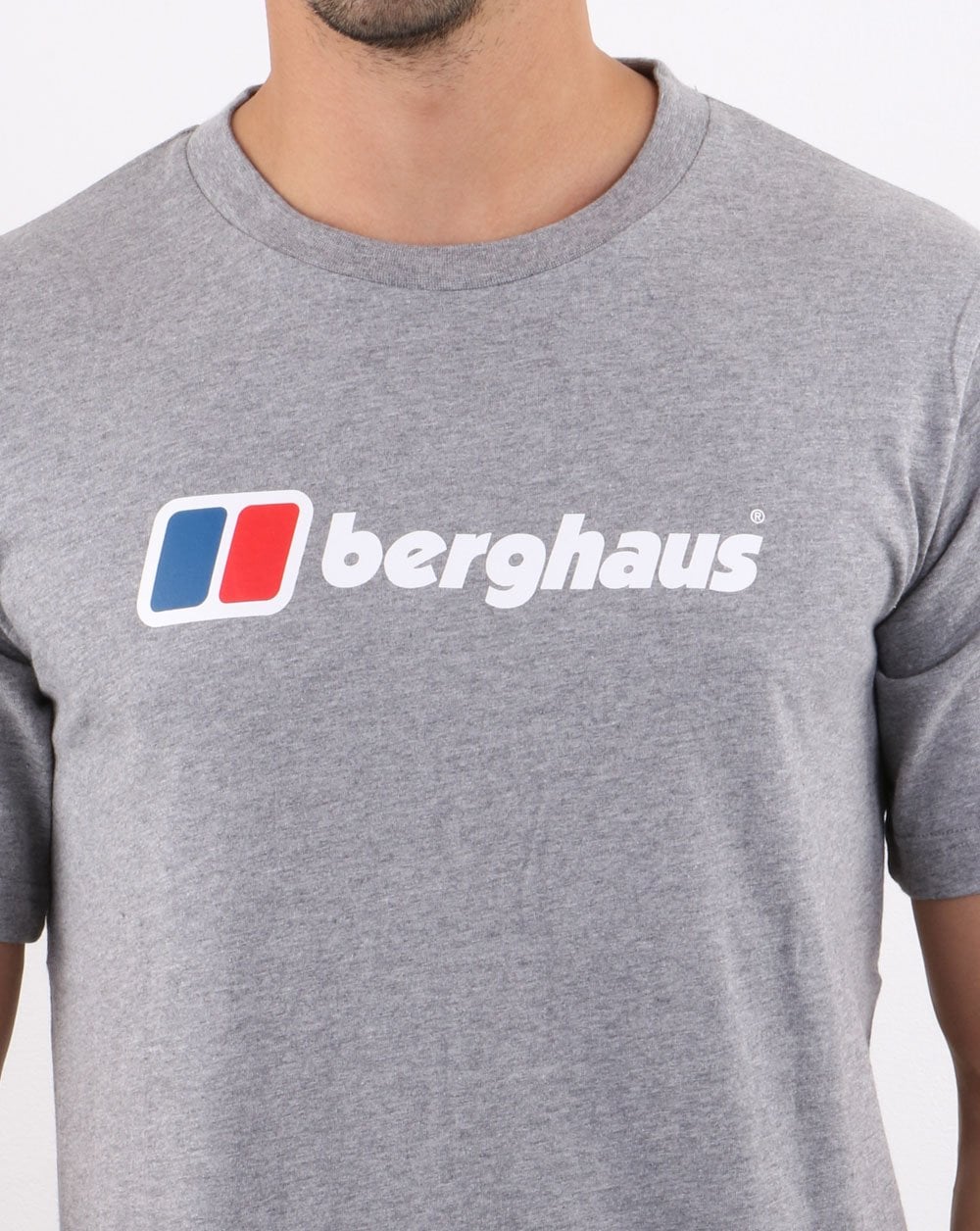 Berghaus Logo T Shirt Grey Marl
