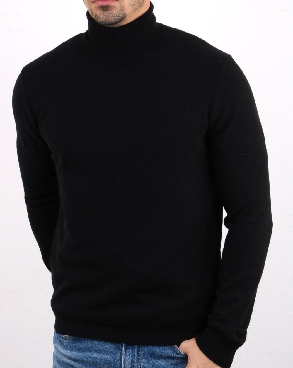 Benetton Turtle Neck Jumper Black