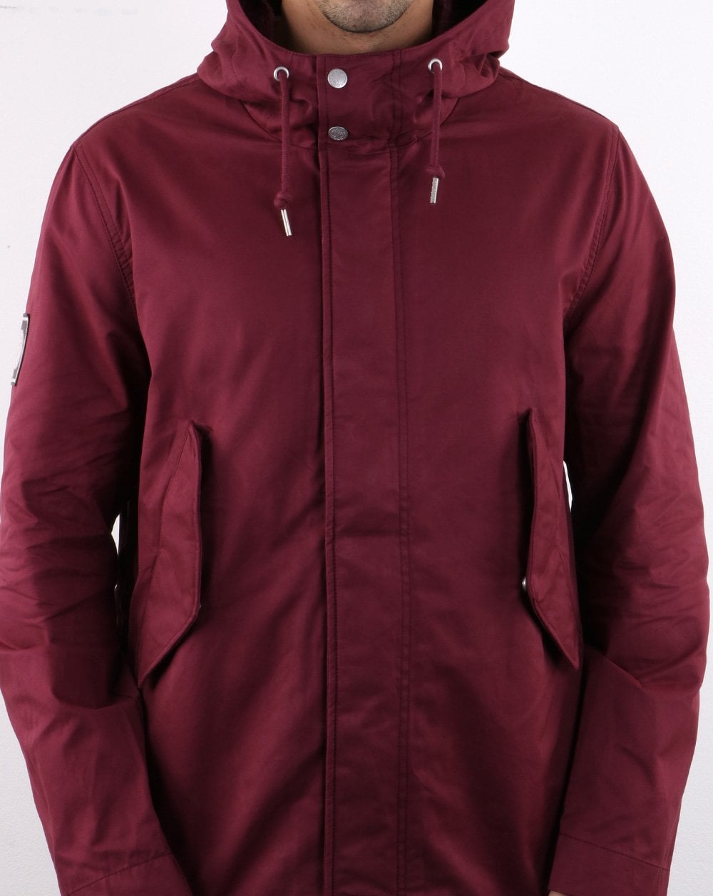 Pretty Green Jacke Rot