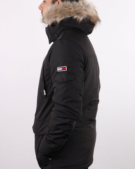 Tommy Jeans Tommy Hilfiger Technischer Parka Schwarz
