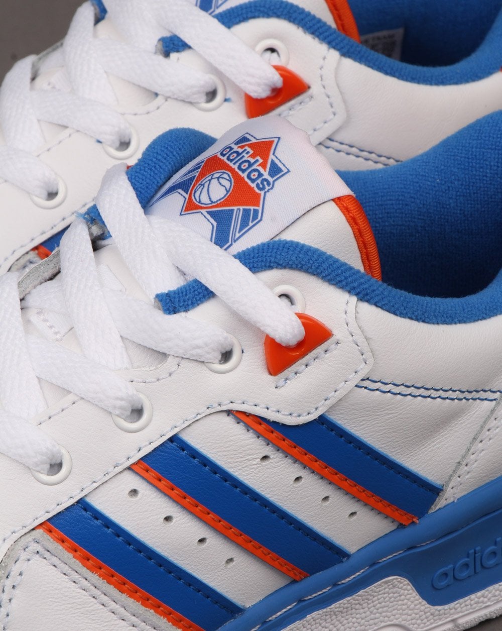 Adidas Rivalry Low Trainer White/Blue/Orange