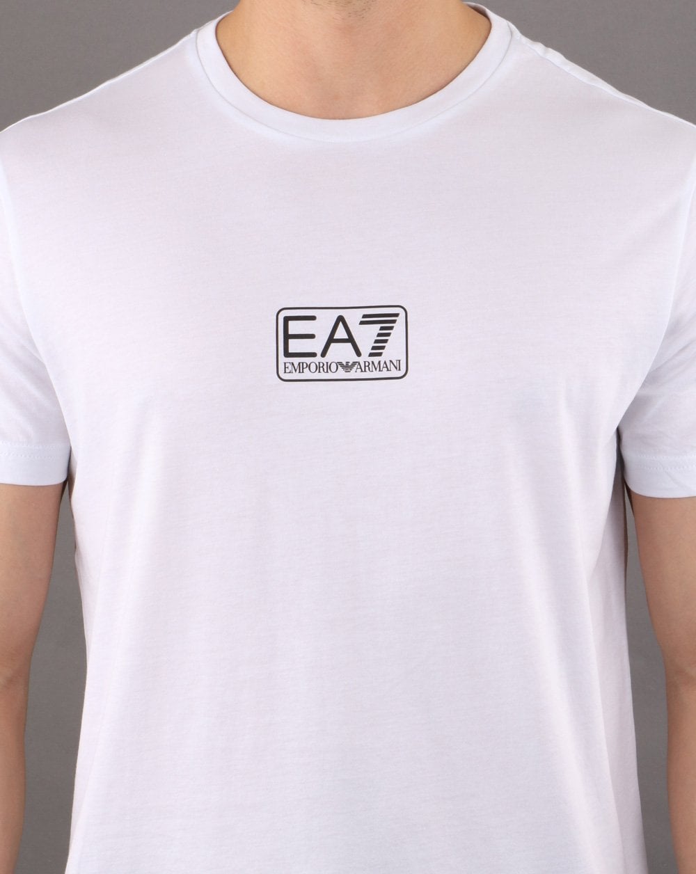 Emporio Armani EA7 Box Logo T-shirt White