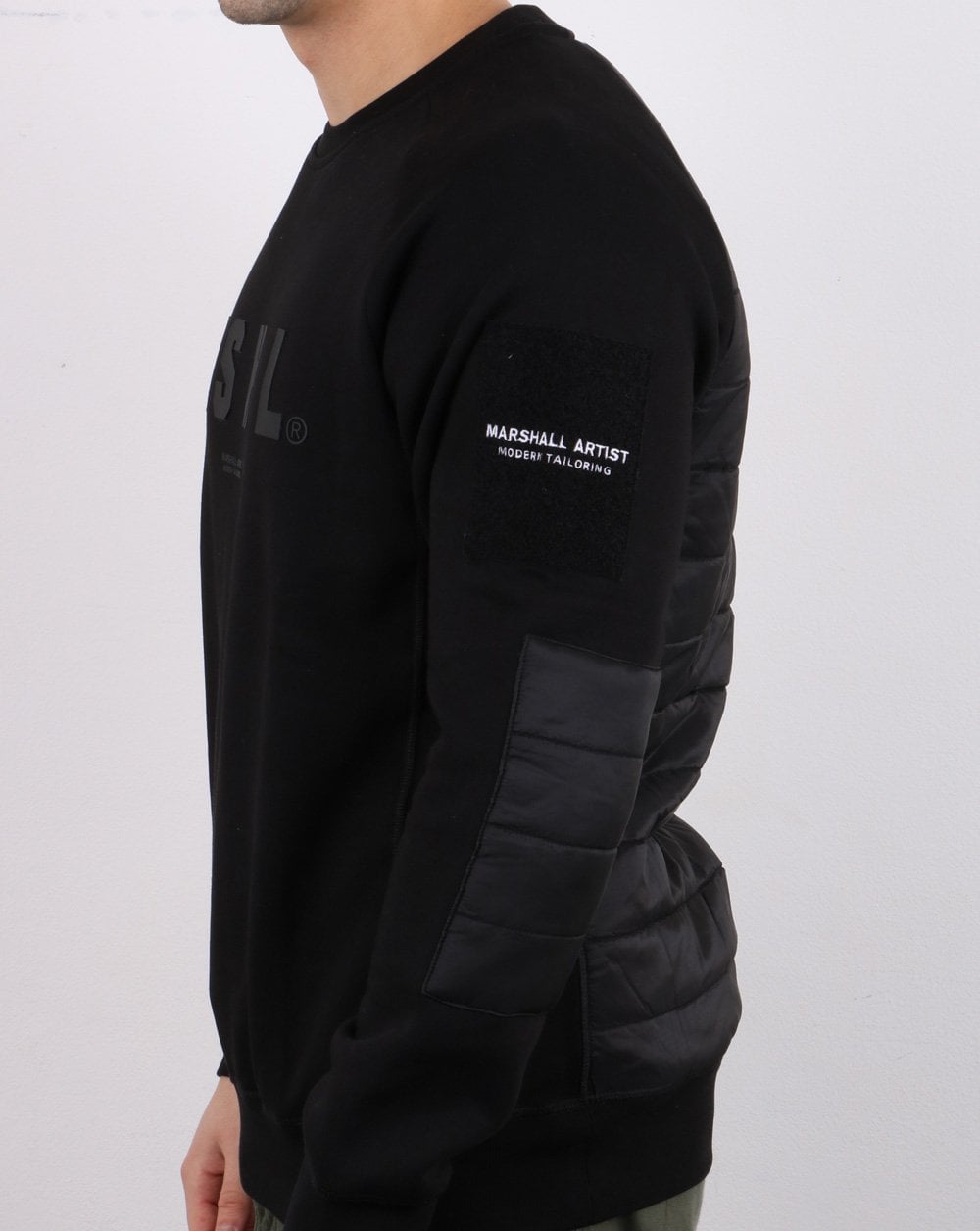 Marshall Artist Hybrid Tech Sweatshirt Black