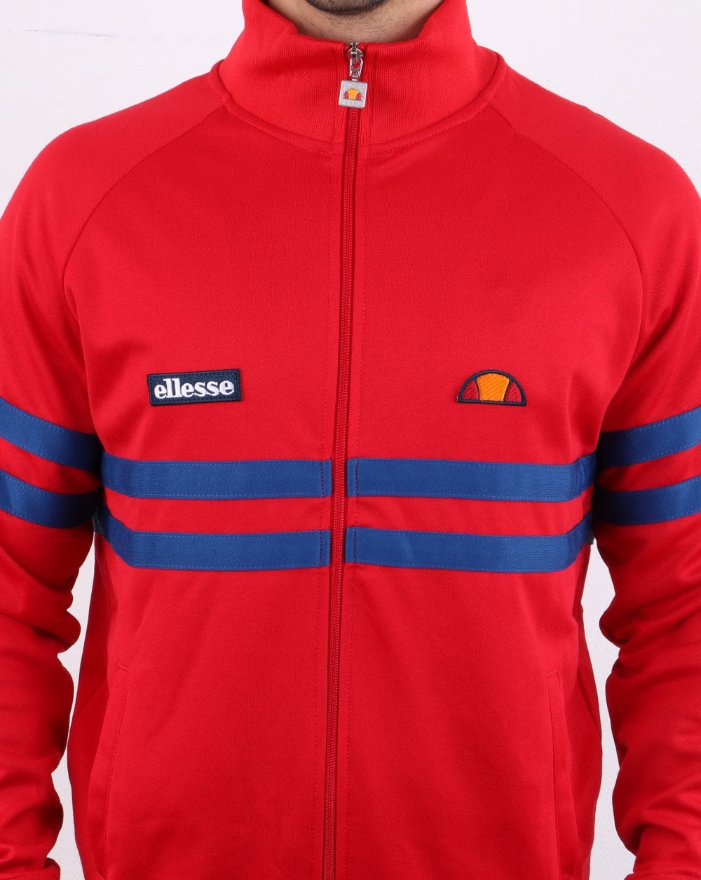 Ellesse Rimini Track Top Red/blue