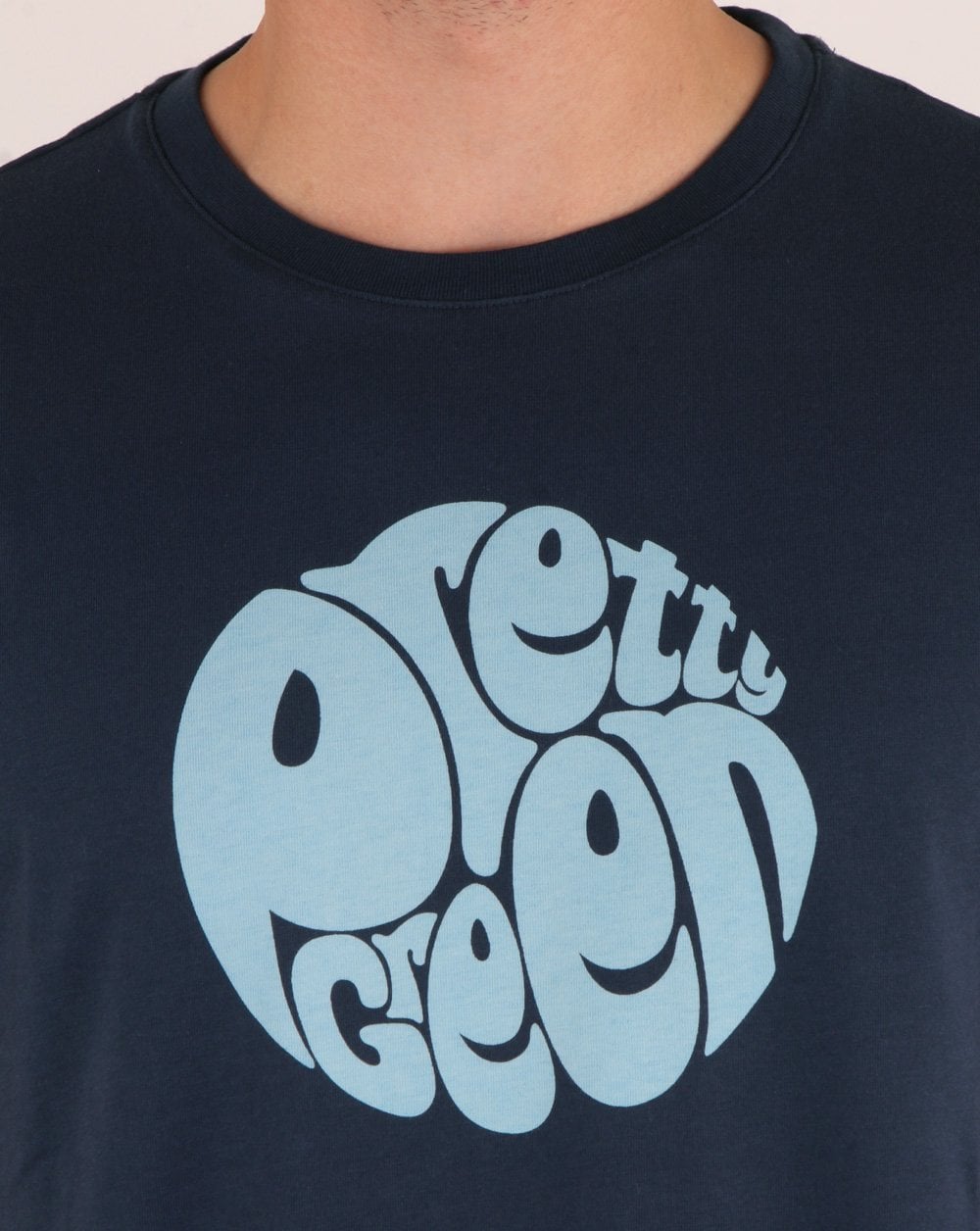 Pretty Green Logo T-shirt Navy