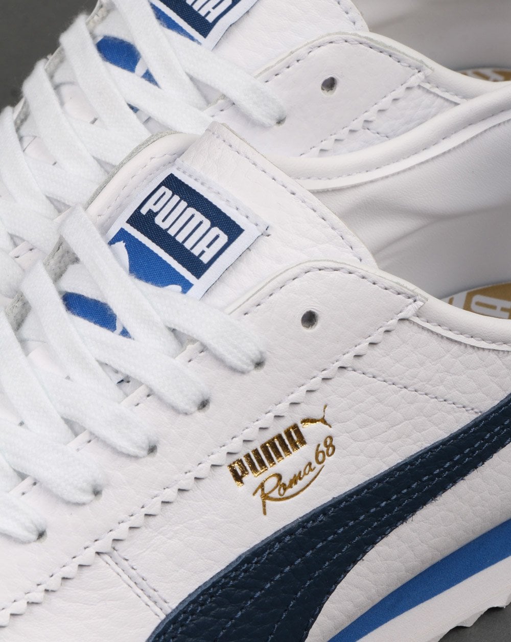 Puma Roma 68 Vintage Trainer White/Dark Denim