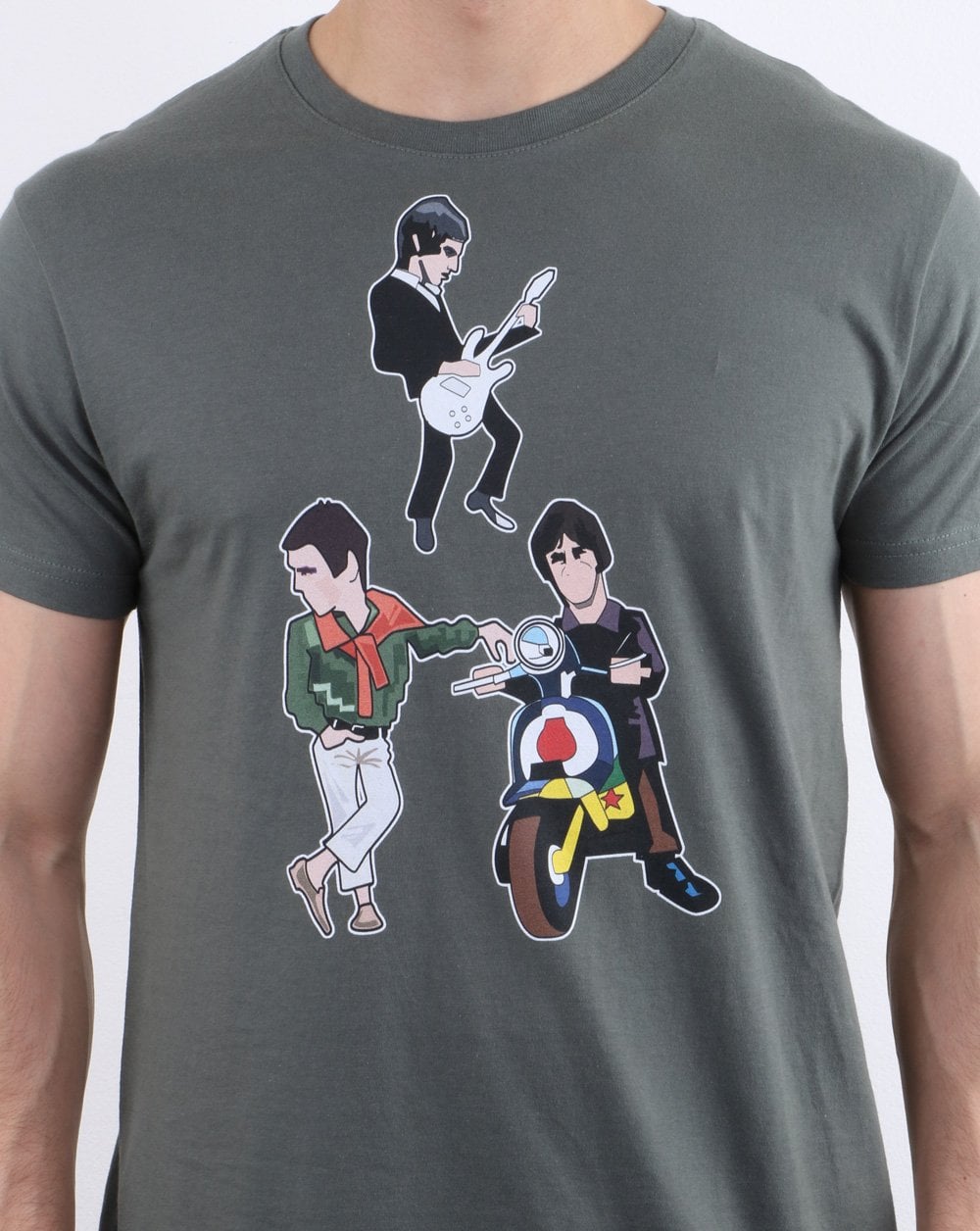 80er Casual Classics Weller T-Shirt Grün