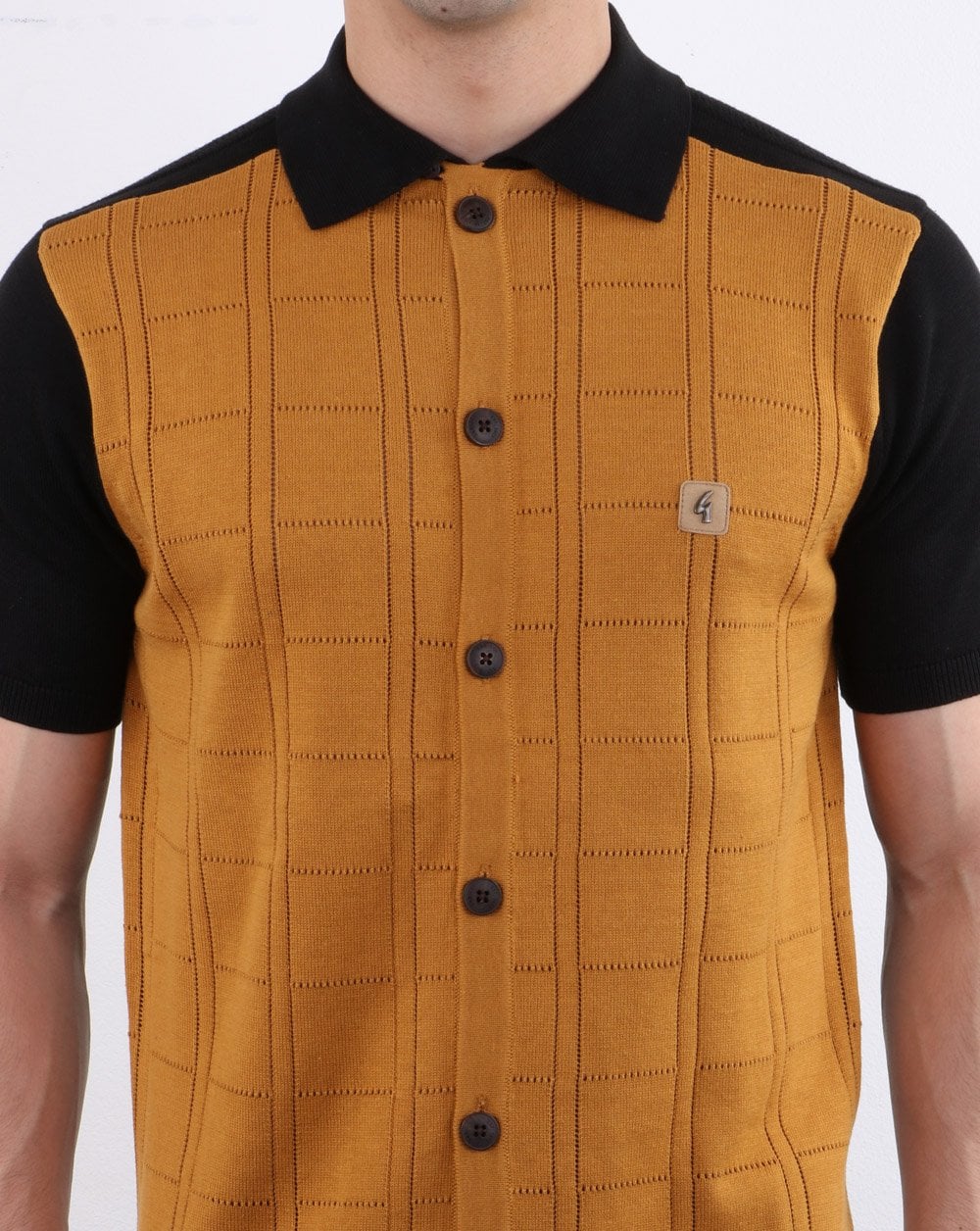 Gabicci Vintage Morgan Polo Shirt Black