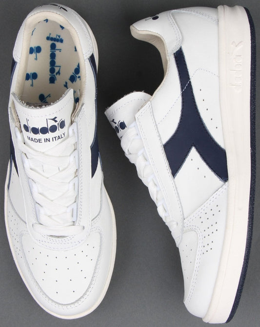 Diadora Diadora B. Elite Trainer Premium Weiß/Marineblau – begrenztes Angebot