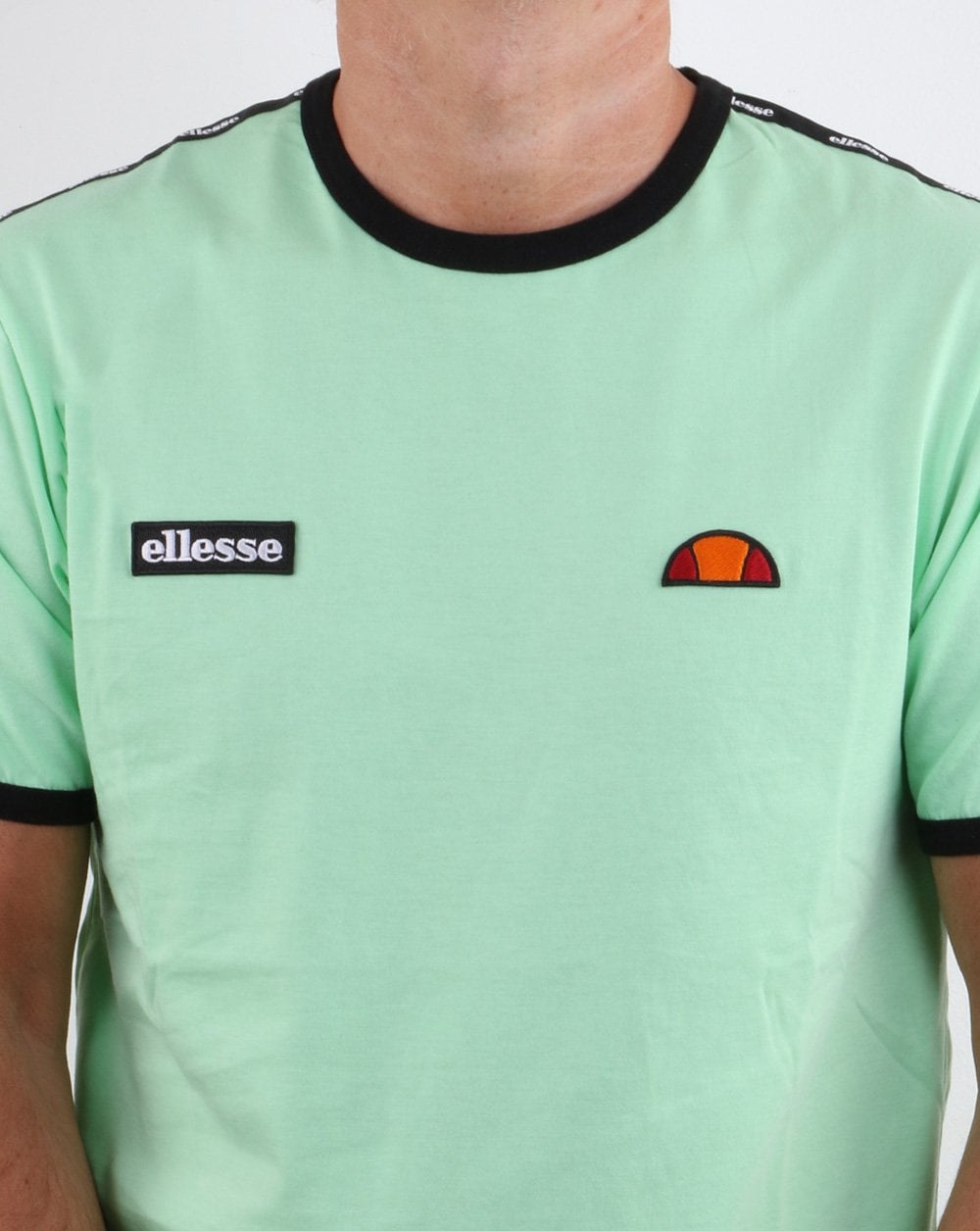 Ellesse Taping T Shirt Green