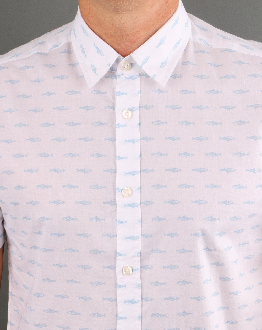 Benetton Short Sleeve Shirt White