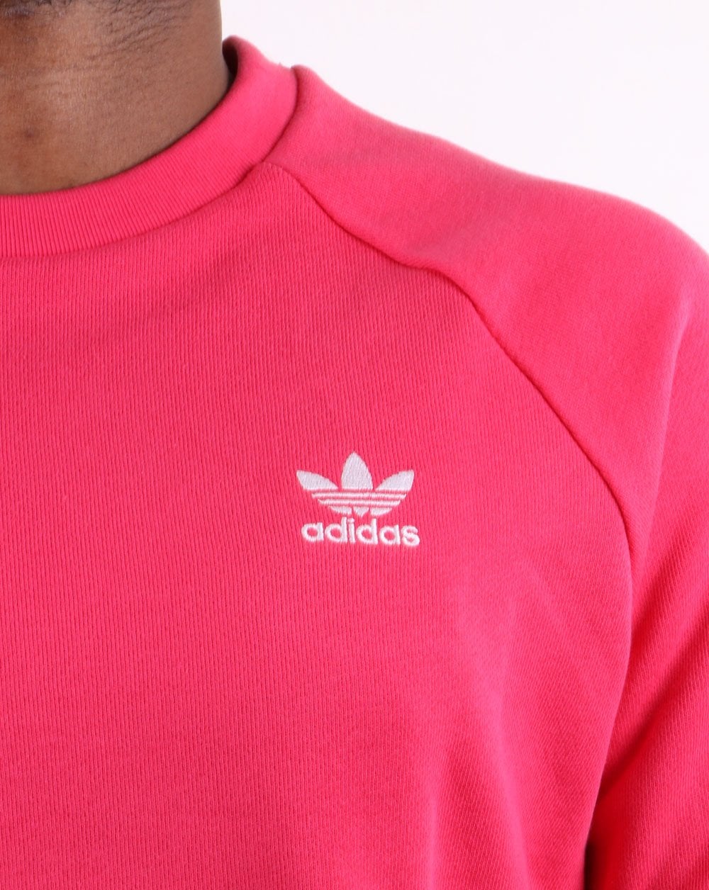 Adidas Originals Essential Crew Sweat Power Pink
