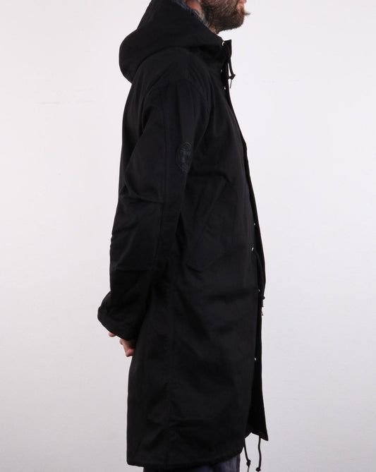 Pretty Green Pretty Green Lomas Parka Schwarz