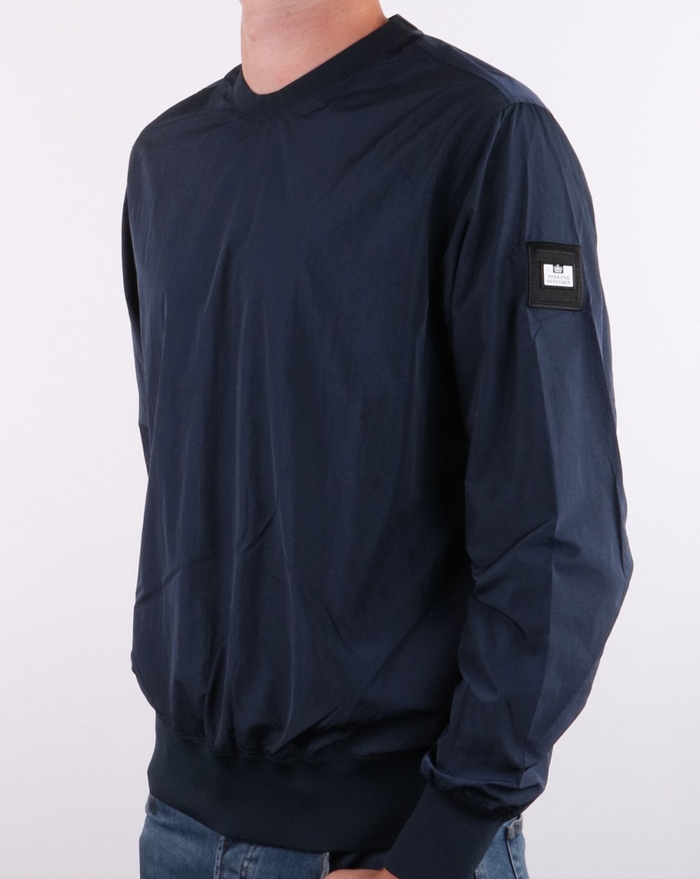 Weekend Offender Conway Overshirt Sweat Navy