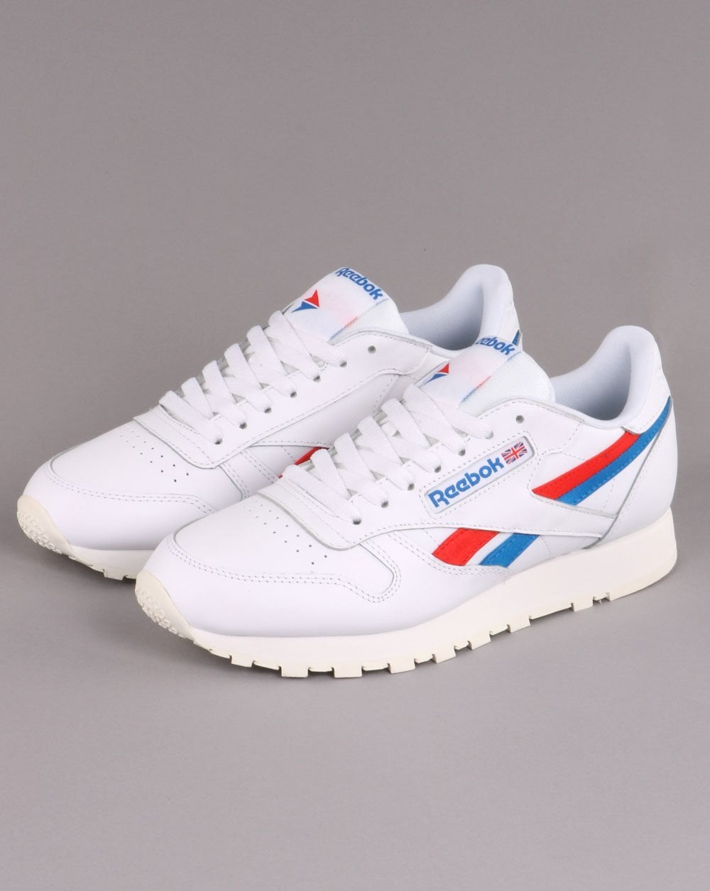 Reebok Classic Leather Trainers White/red/blue