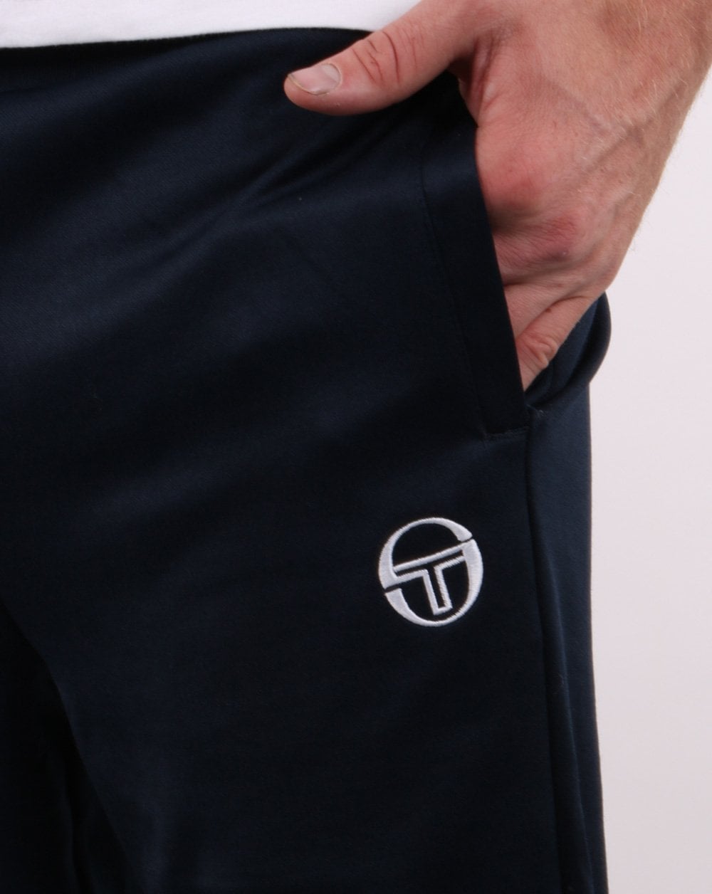 Sergio Tacchini Orion Slim Fit Track Pant Navy/white