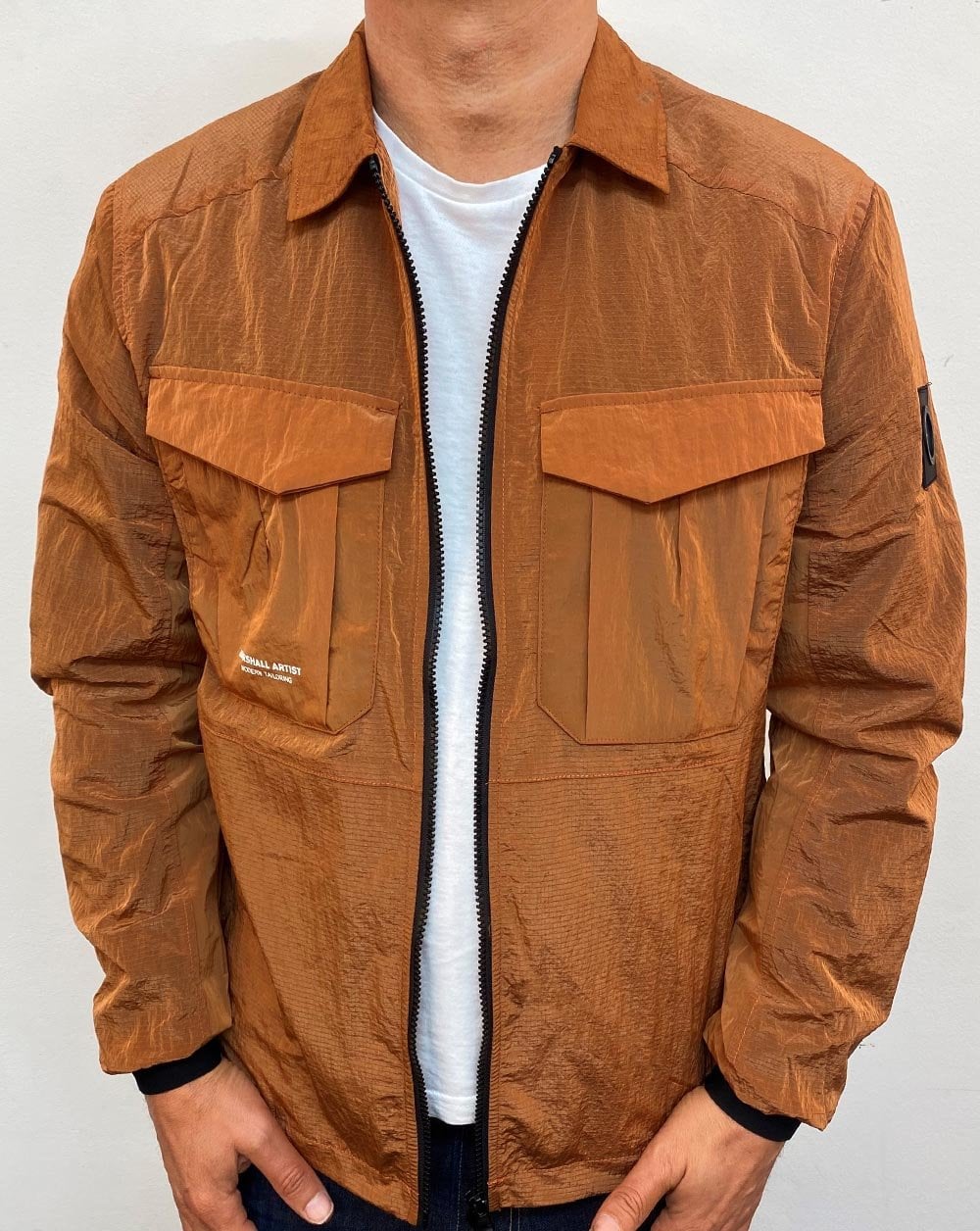 Marshall Artist Acier Overshirt Burnt Orange