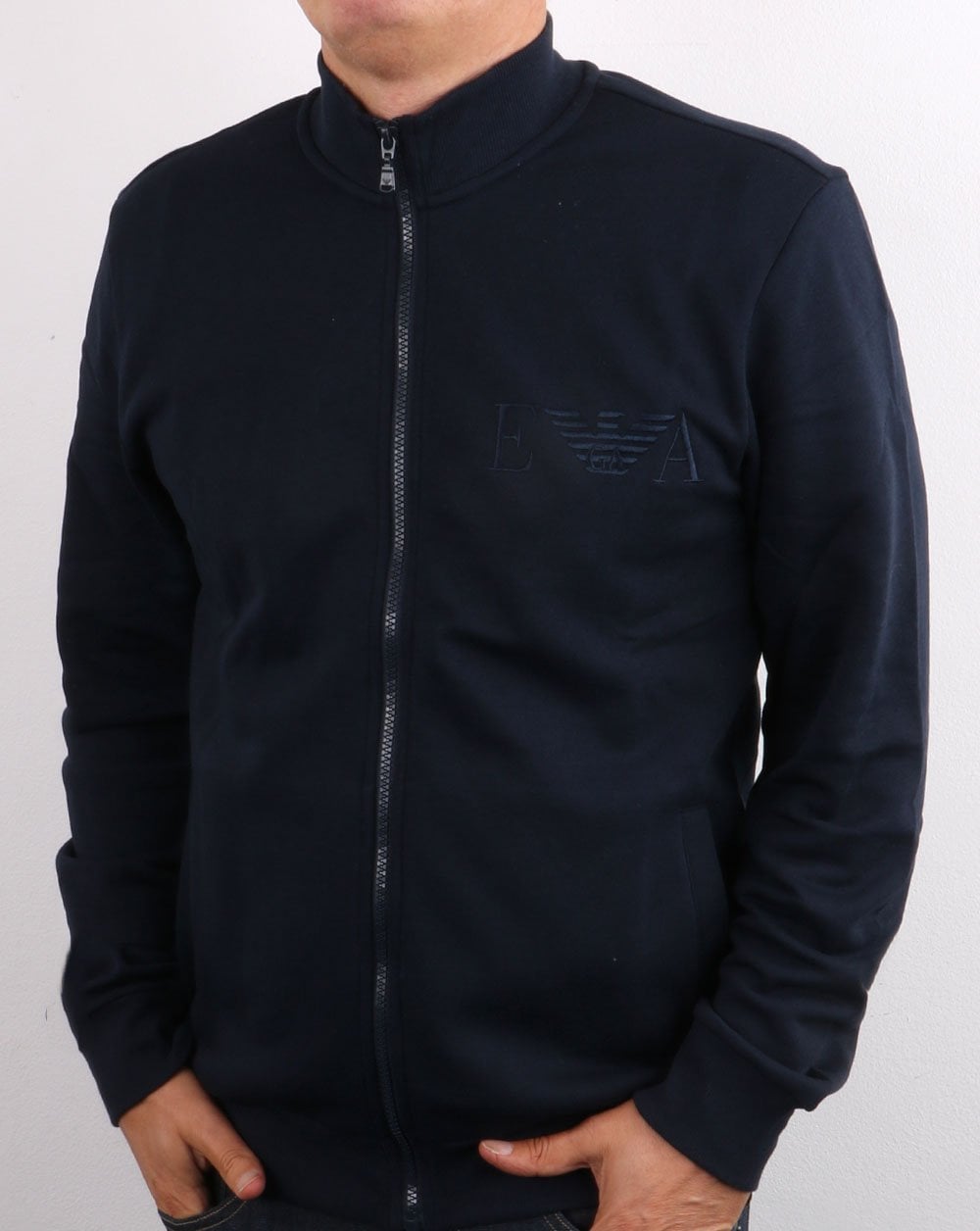 Emporio Armani Loungewear Track Top Navy