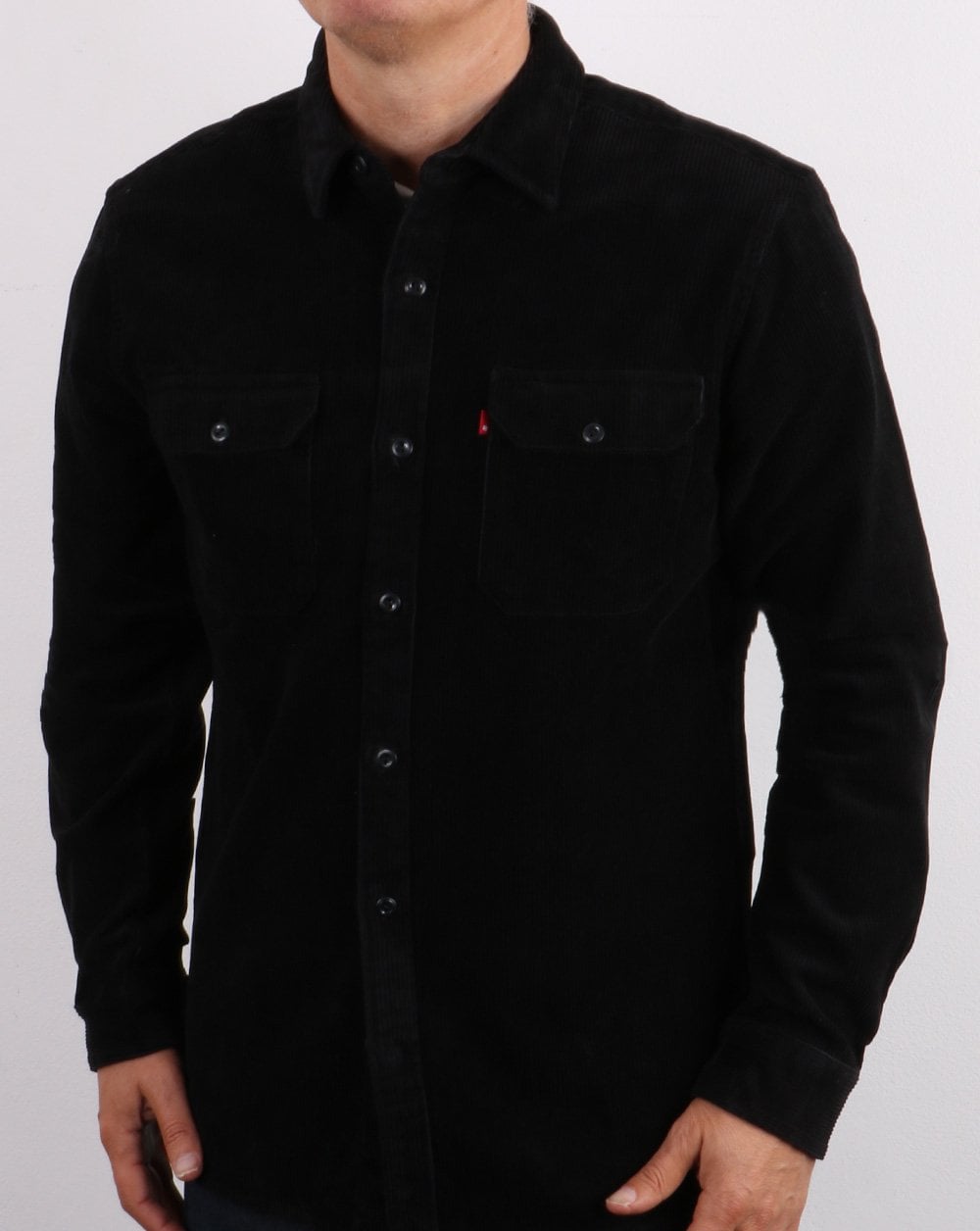 Levis Jackson Worker Corduroy Jacket Jet Black