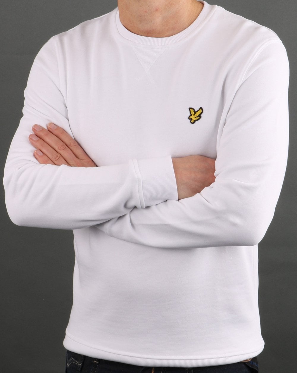 Lyle And Scott Crew Neck Sweatshirt White