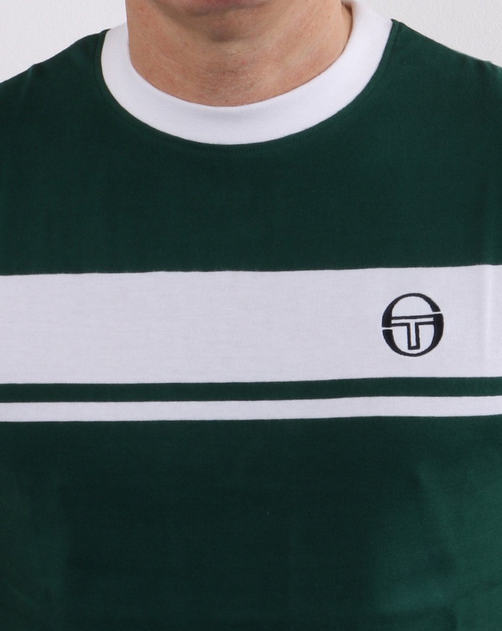 Sergio Tacchini Masters T Shirt Green/white