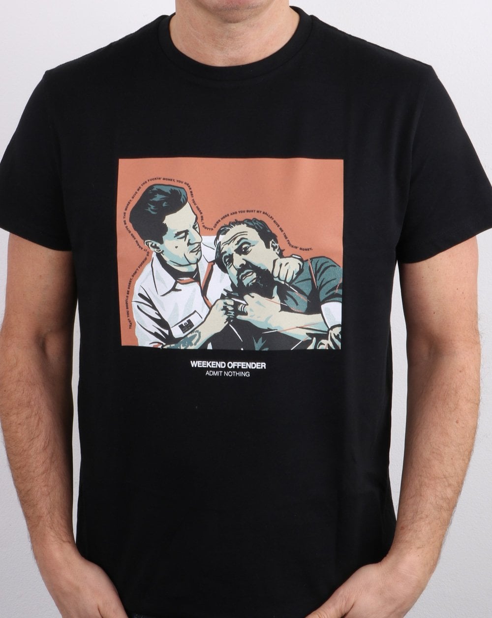 Weekend Offender 'Morrie' Goodfellas T-shirt Black