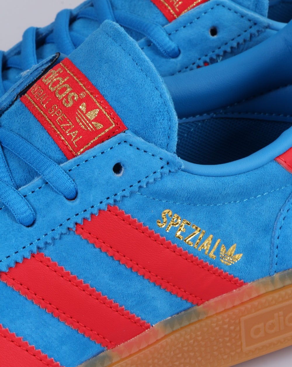 Adidas Spezial Trainers Bright Blue/Vivid Red