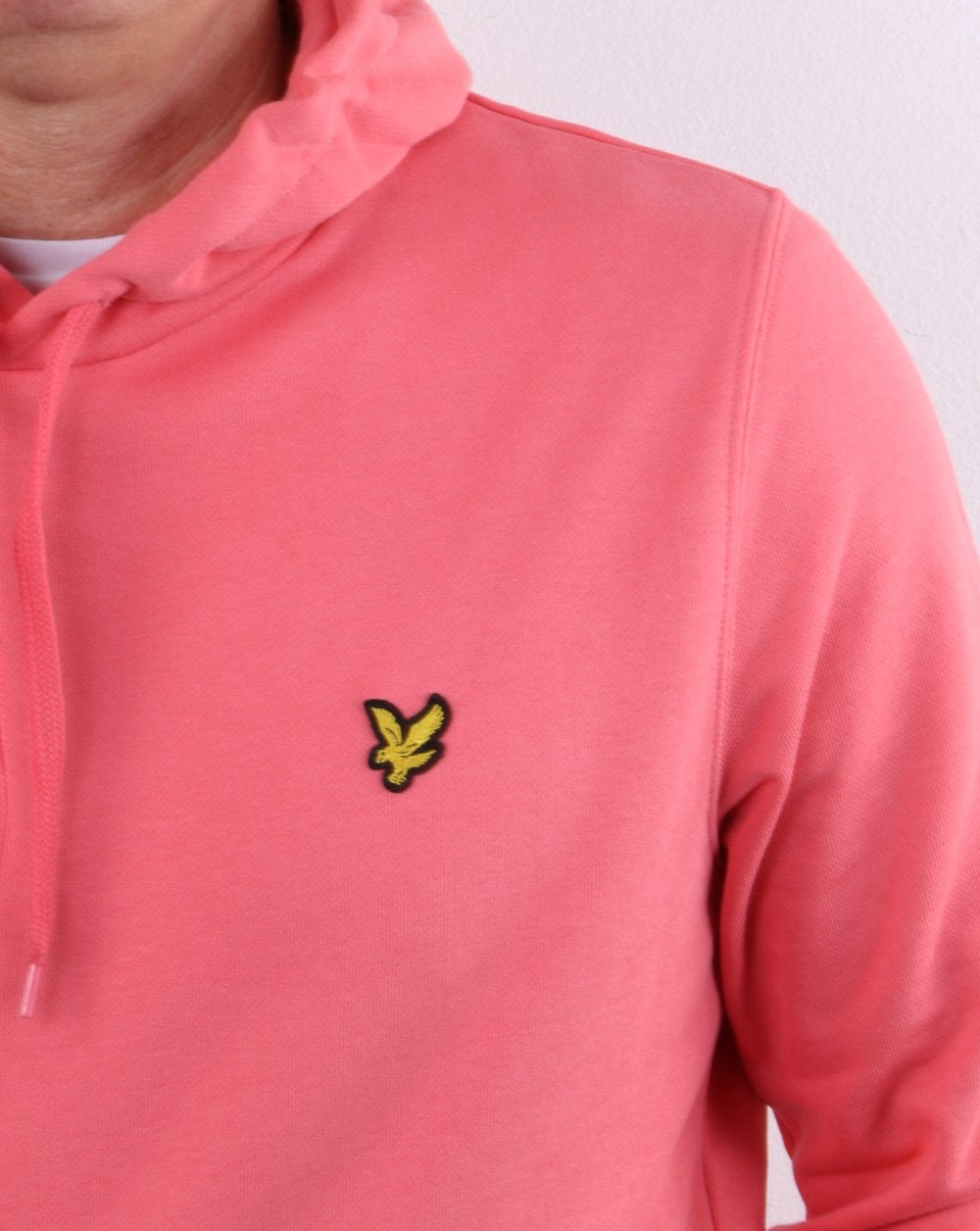 Lyle And Scott Pullover Hoodie Coral Pink
