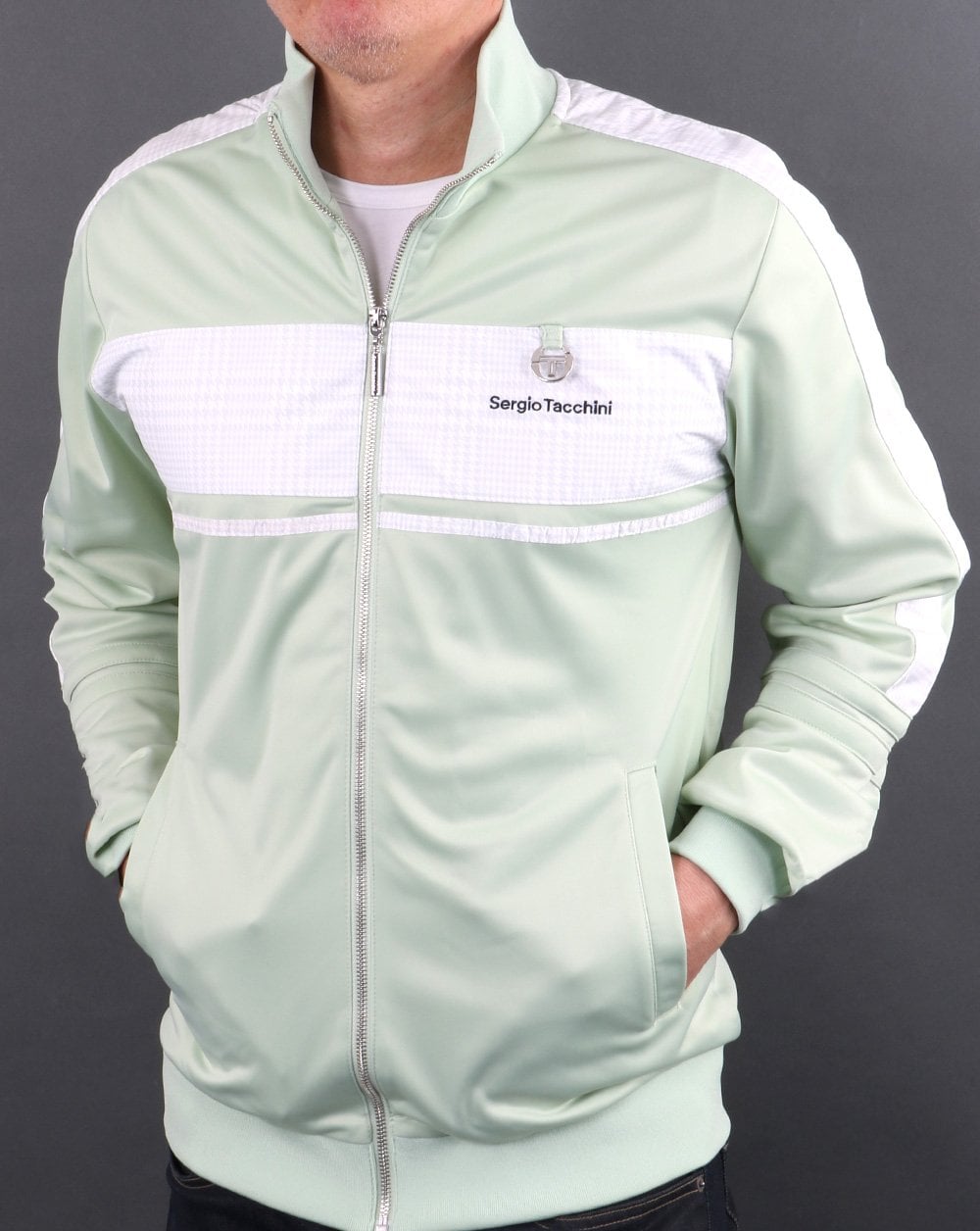 Sergio Tacchini Viletta Track Jacket Linen Green