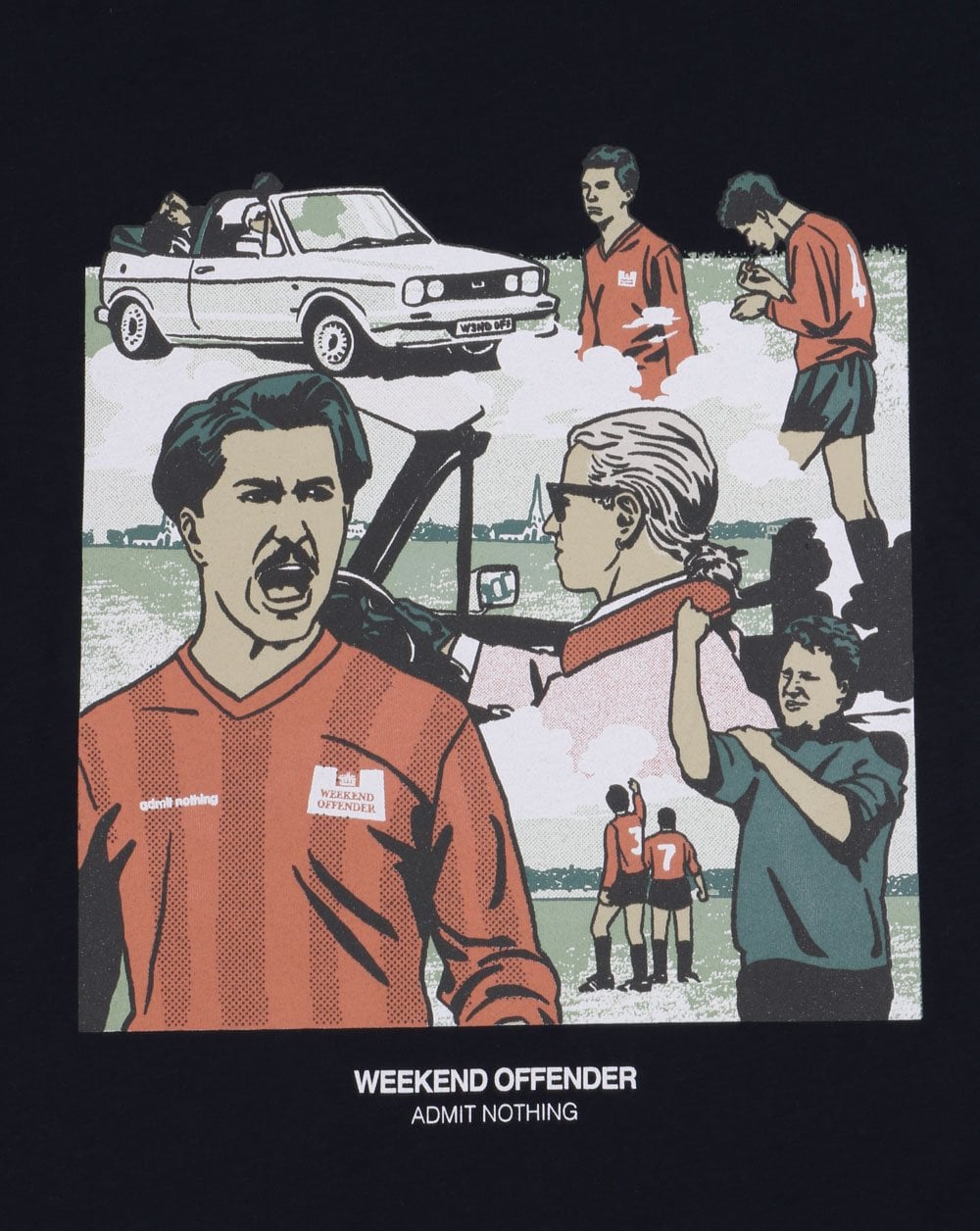 Weekend Offender Yeti T-Shirt Marineblau